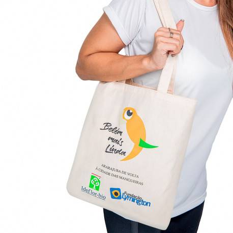 Ecobag Envelope em Sarja Ecológica